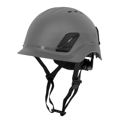 Helmet, Titanium Vented Climbing Style - Gray
