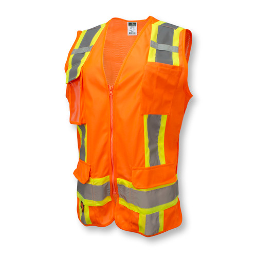 Radians SV6W Vest, Two Tone Surveyor Type R Class 2  - Orange - Size S- Womens