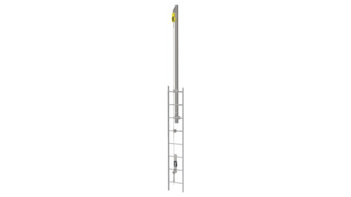 MSA Vertical Lifeline Kit with extension post, 25m (80ft)