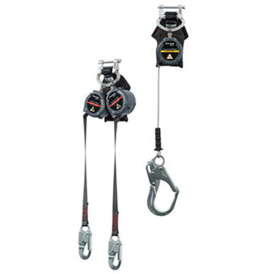 Miller® TurboLite™ MAX MFLEW2-3/6FT Smooth Edge Twin Leg Personal Fall Limiter, 420 lb Load Capacity, 6 ft