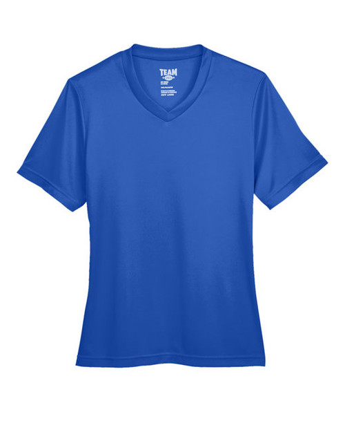 T-Shirt Womens SS Perfomance 365 Sport Royal Blue LG