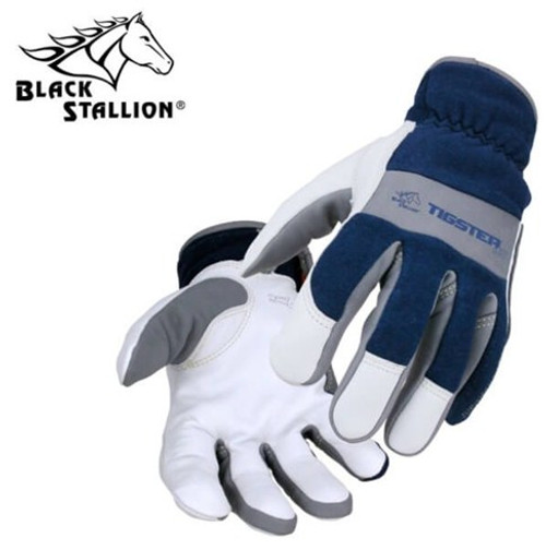 Premium Grain Goatskin & FR Cotton TIG Welding Glove, Large