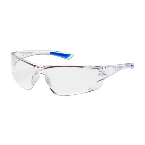 Rimless Safety Glasses with Clear Temple, Clear Lens and Anti-Scratch / FogLess® 3Sixty™ Coating