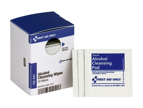 SmartCompliance Refill Alcohol Wipes, 20 Per Box