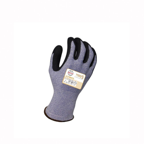 Taeki5 Blue 13g A4 liner w BLK HCT Microfoam Nitrile Palm Coating X-Large