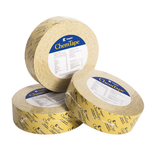 Kappler ChemTape 99402 Chemical-Resistant Tape, 60 yd L x 2 in W, Yellow