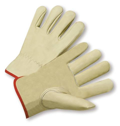 Grain cowhide gloves w/ keystone thumb-XL