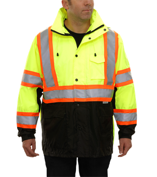 Hi-vis DOT parka-MD