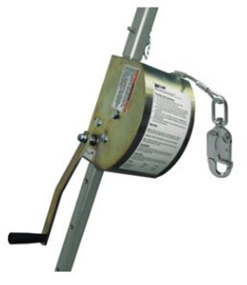 ManHandler hoist w/ 100' galvanized cable