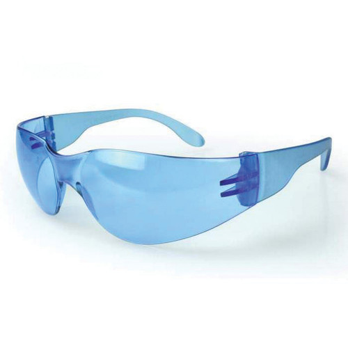 Radians® Mirage™ MR01B0ID Scratch-Resistant Safety Glasses, Regular, Light Blue Frame, Light Blue Lens