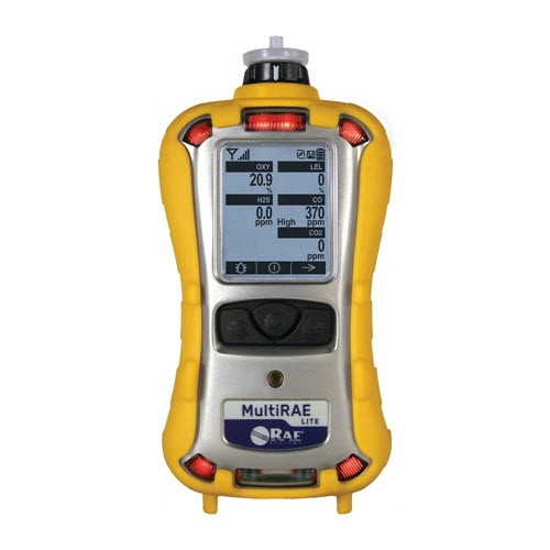 MultiRAE Lite: pumped, O2, LEL, H2S, CO, SO2, wireless