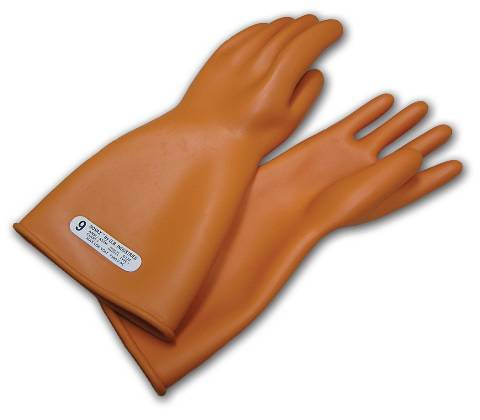 NOVAX® Rubber Insulating Gloves, Class 00, 11"-09