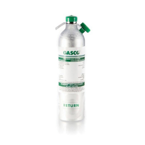 Gasco ecosmart™ 44ES-50-20 Reactive/Non-Reactive Calibration Gas, 20 ppm Carbon Monoxide, Balance Air, 44 L