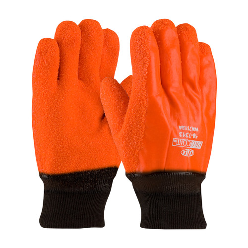ProCoat®  Orange Insulated PVC Dipped Glove, Knitwrist Cuff