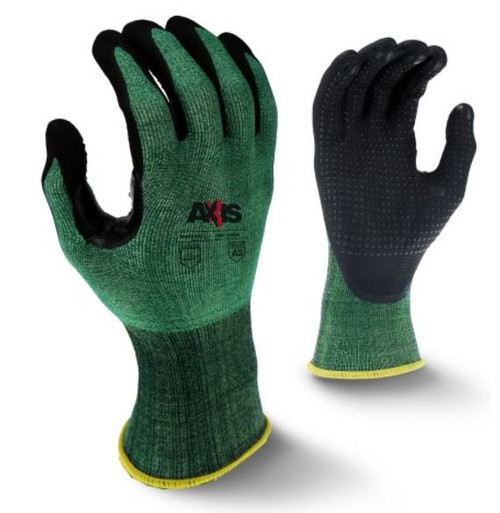 RWG538 Axis Cut Protection Level A2 Foam Nitrile Coated Glove with Dotted Palm-L