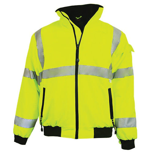 Hi-Vis Jacket 3- Season, Lime-4X