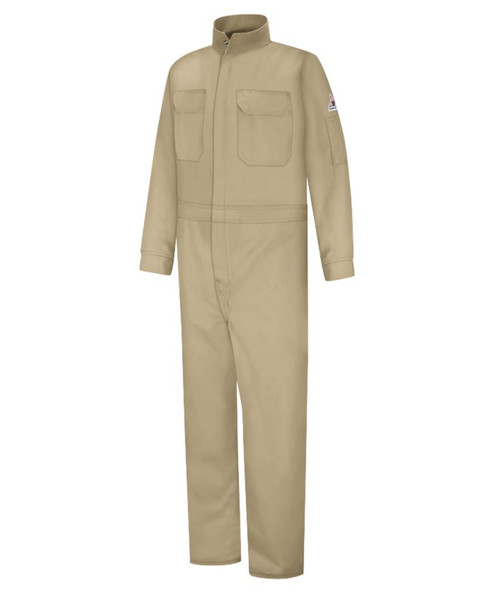 WOMEN'S LIGHTWEIGHT EXCEL FR® COMFORTOUCH® PREMIUM COVERALL-KHAKI-L