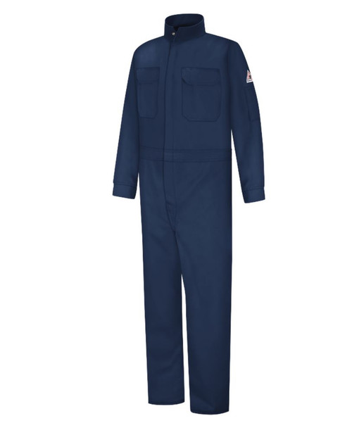 WOMEN'S LIGHTWEIGHT EXCEL FR® COMFORTOUCH® PREMIUM COVERALL-NAVY-L