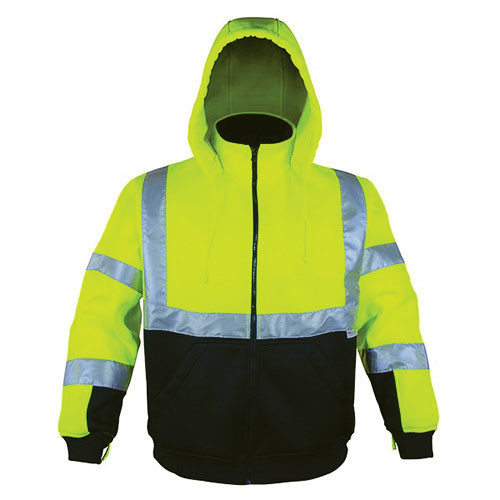 Hi-vis full zip sweatshirt-SM