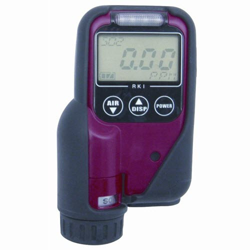 Toxic gas detector, carbon monoxide (CO), 0-75 ppm w/ belt clip