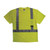 RADWEAR™ ST11-2 Short Sleeve High-Visibility Safety T-Shirt, 4X, 100% Polyester, Green