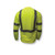 RADWEAR™ ST21-3 Long Sleeve High-Visibility Safety T-Shirt, 2X, 100% Polyester, Green