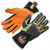 ProFlex® 925F(x) Standard Dorsal Work Gloves, L, AX Suede™, High-Visibility Lime - 17904