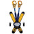 DBI-SALA¨ Talonª 3102016 Twin Leg Quick Connect Self Retracting Lifeline, Nylon Web, 6 ft, 420 lb Load Capacity - RENTAL