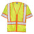 ML Kishigo Ultra-Cool™ 1242 ANSI Class 3 High-Visibility Safety Vest, S, Polyester Mesh, Lime