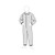 Permagard II™ coverall with collar, elastic wrist and ankles, and zipper-2XL
