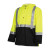Waterproof High-Visibility Safety Rain Jacket, 2X, Polyester/Nylon, Fluorescent Lime/Black
