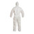 DuPont™ PB127S Hooded Disposable Coverall, 3X, ProShield® 10, White