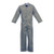 Stanco FRC681-GRY Regular Flame-Resistant Contractor Style Coverall, 2X, 100% Cotton, Gray