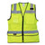 Ladies Heavy Duty Surveyor Safety Vest  Orange Size 3X