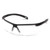 Pyramex Ever-Lite SB8610DT Scratch-Resistant Lightweight Safety Glasses, Universal, Black Frame, Clear Anti-Fog Lens
