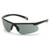 Pyramex® Ever-Lite® SB8620D Scratch-Resistant Lightweight Safety Glasses, Universal, Black Frame, Gray Lens