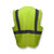 Radians SV2Z Economy Type R Class 2 Mesh Safety Vest with Zipper-3X