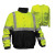 VEA® VEA-412-ST Waterproof High-Visibility Safety Jacket, 6X, Polyester, Fluorescent Lime/Black - RAF412-ST-LB-6X