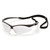 Pyramex® PMXTREME® SB6310STP Scratch-Resistant Half Framed Safety Glasses, Universal, Black Frame, Clear Anti-Fog Lens