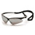 Pyramex® PMXTREME® SB6370SP Scratch-Resistant Half Framed Safety Glasses, Universal, Black Frame, Silver Mirror Lens