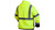 Pyramex RSSH3210 Series Sweatshirt, Hi Viz, Hood, Pull cord, ANSI TYPE R/Class 3, Lime with Black Bottom, L
