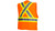 Safety Vest - Hi-Vis Orange Vest with Contrasting Reflective Tape - Size Medium