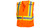 Safety Vest - Hi-Vis Orange Vest with Contrasting Reflective Tape - Size Extra Large