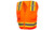 Class 2 Surveyor Vest with Clear Pocket - Orange - Extra Large
