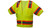 Safety vest - hi-vis lime - size small