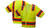 RVZ3410L Safety Vest - Hi-Vis Lime - Size Large