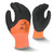 Radians® RWG17 Coated Cold Weather Gloves, 2XL, Nylon, Black/Orange