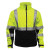 Safety Jacket: Hi-Vis Soft Shell: Water Resistant: Form Fitting - SM
