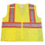 Ironwear® 1287FR-LZ-RD ANSI Class 2 Self-Extinguishing Flame-Retardant High-Visibility Safety Vest, M, Polyester Mesh, Lime - 1287FR-LZ-RD-M