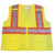 Ironwear® 1287FR-LZ-RD ANSI Class 2 Self-Extinguishing Flame-Retardant High-Visibility Safety Vest, L, Polyester Mesh, Lime - 1287FR-LZ-RD-L